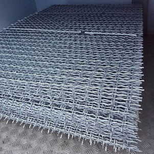 Сетка канилированная рифленая 13x4 мм 45 ГОСТ 3306-88