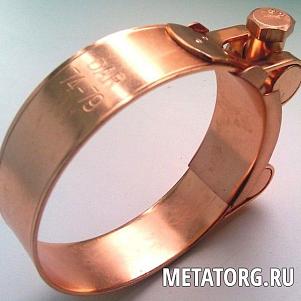 Хомут для медных труб Л63 10 мм ГОСТ 17679-80